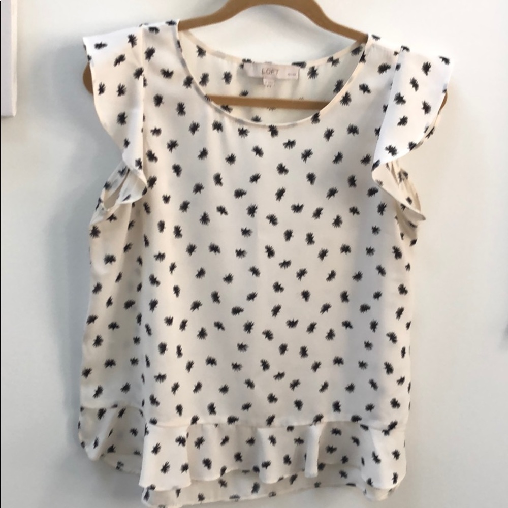 LOFT peplum blouse